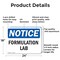 Signmission Formulation Lab, 24 in W x Rectangle, Aluminum OS-2PACK-NS-A-1824-L-12898 - alternate 5